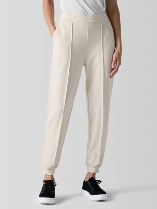 Eileen Fisher Pants - Eileen Fisher NWT Almond Ivory Lightweight Ponte Jogger Pant Easy Fit Ankle XL